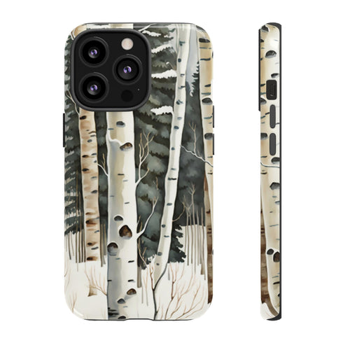 Winter Aspen Trunks - Impact Resistant Phone Case